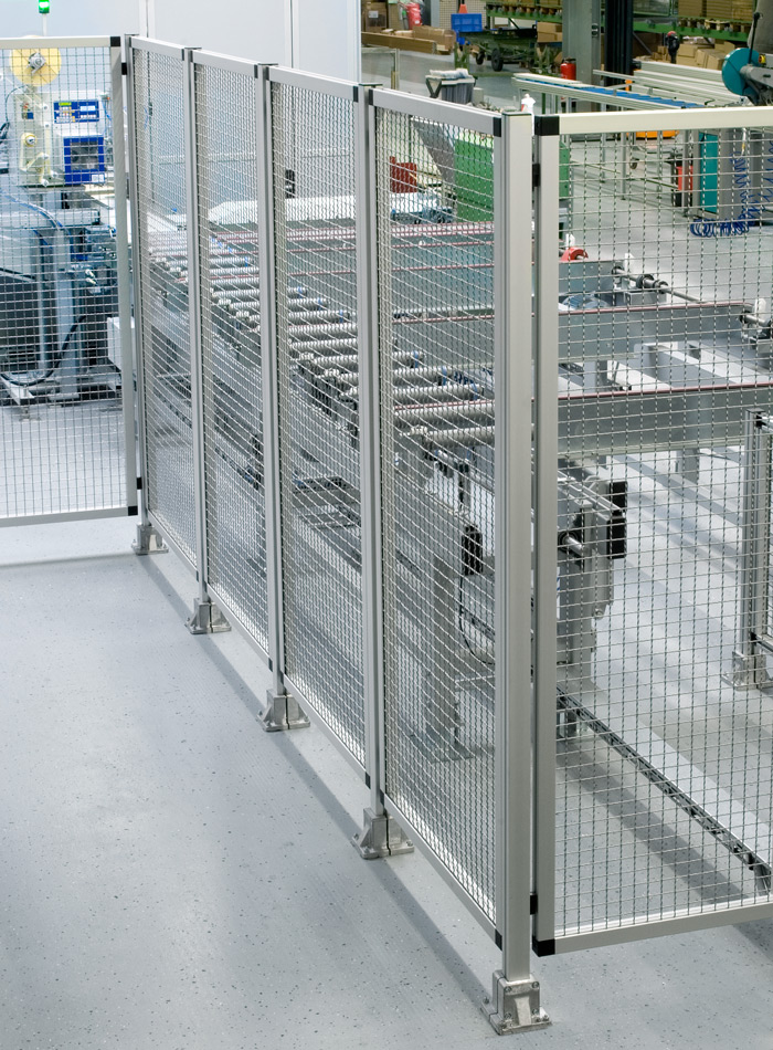 Atractivo sistema de cerramientos de seguridad fabricados con perfiles de aluminio