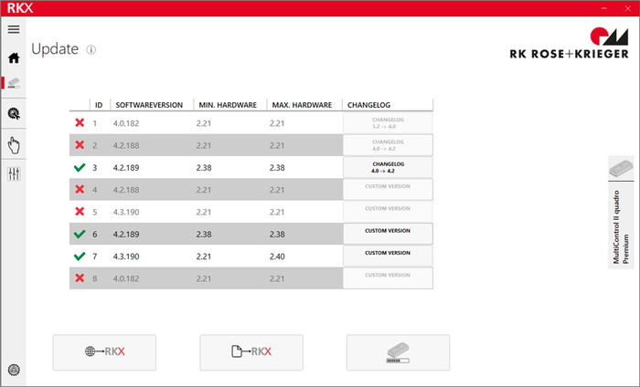 Mediante RKX llevará sus controles a un nuevo nivel de software